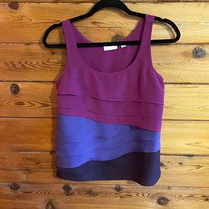 New York & Company Purple layered tank
